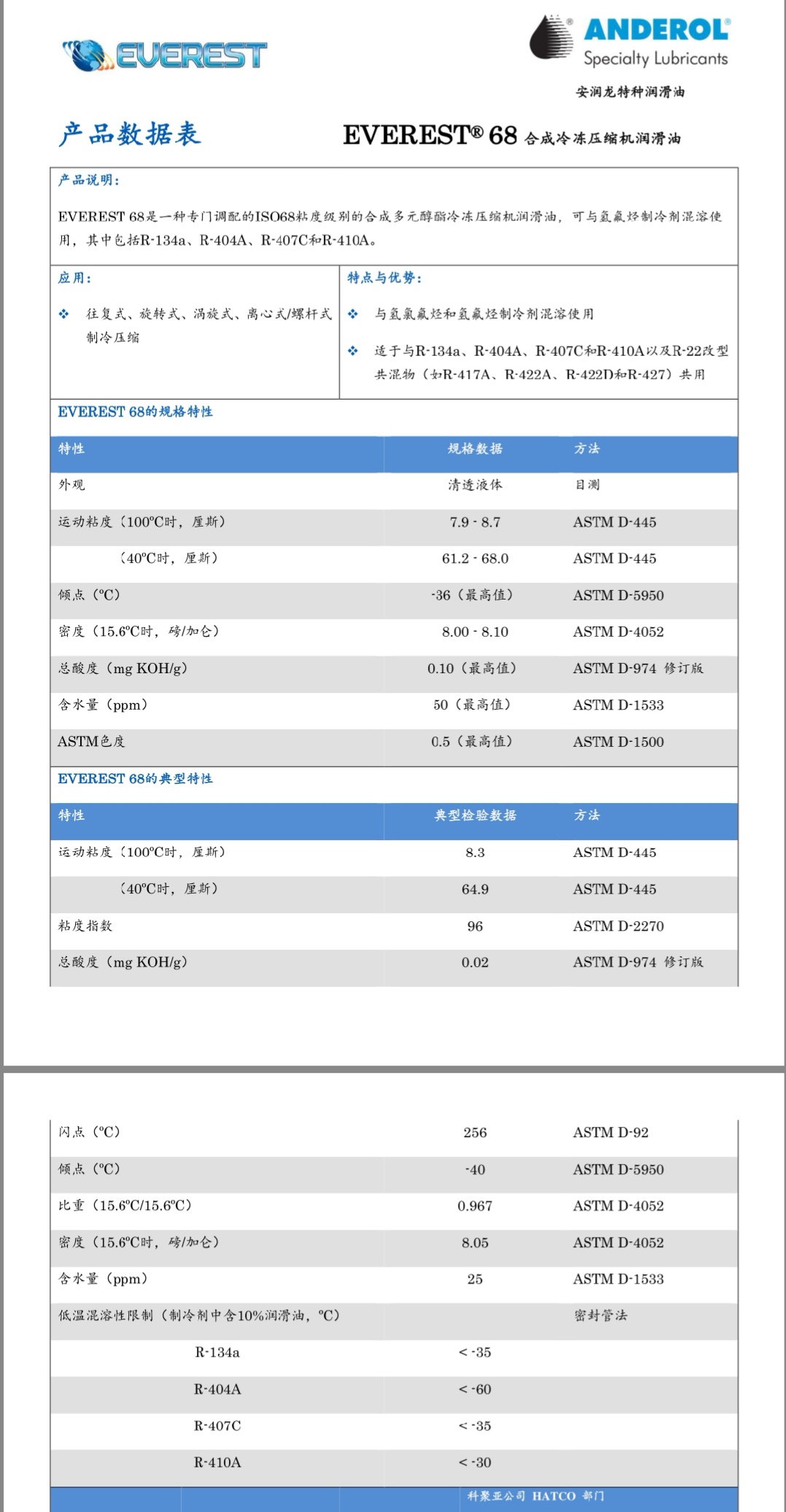 泰源同盛冷冻润滑油