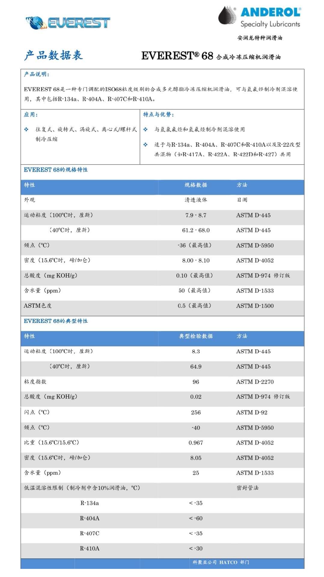 泰源同盛冷冻润滑油