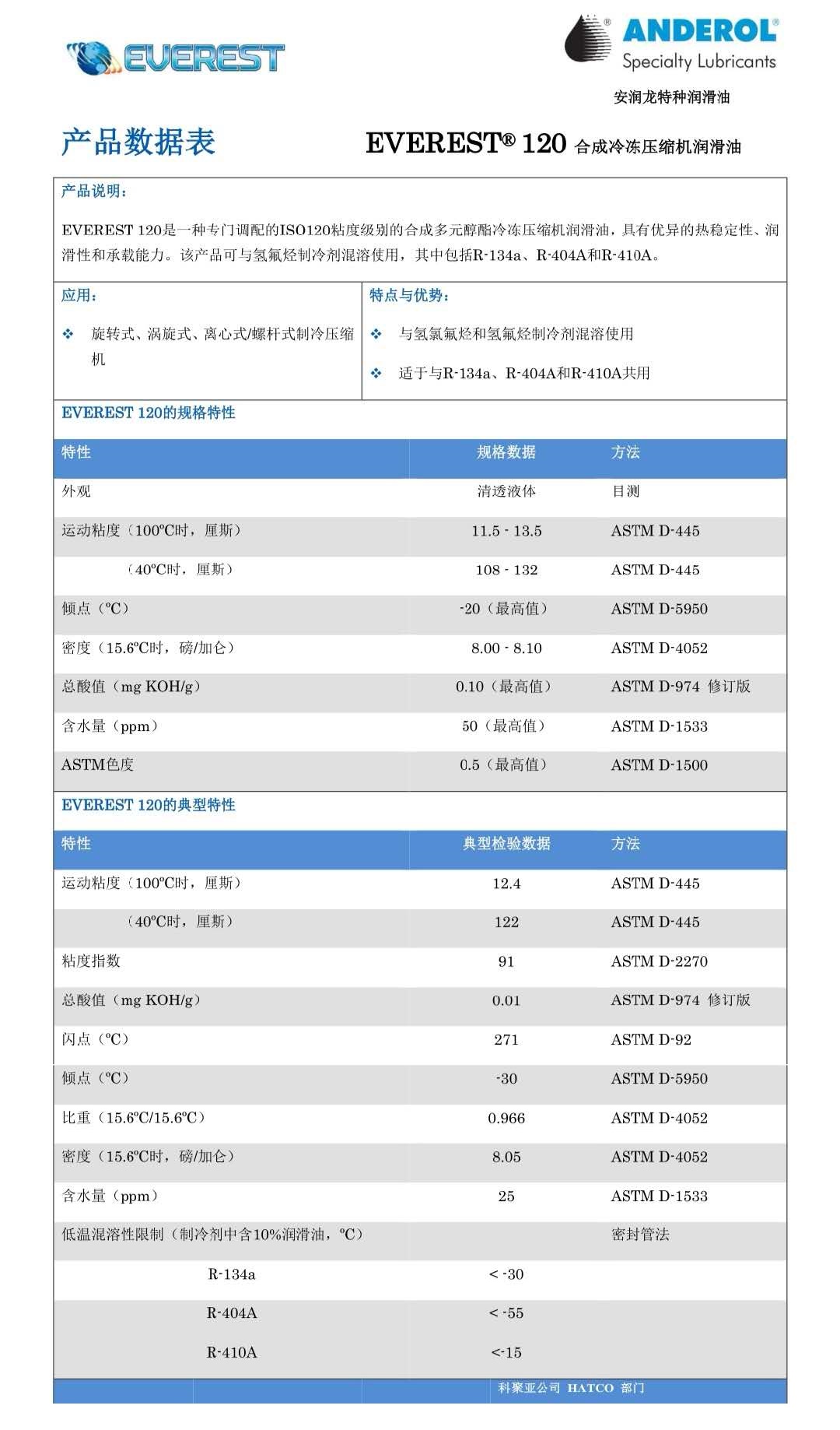 泰源同盛冷冻润滑油